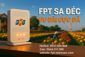 Lắp WiFi FPT Sa Đéc – Ưu đãi cực đã, lướt web cực nhanh