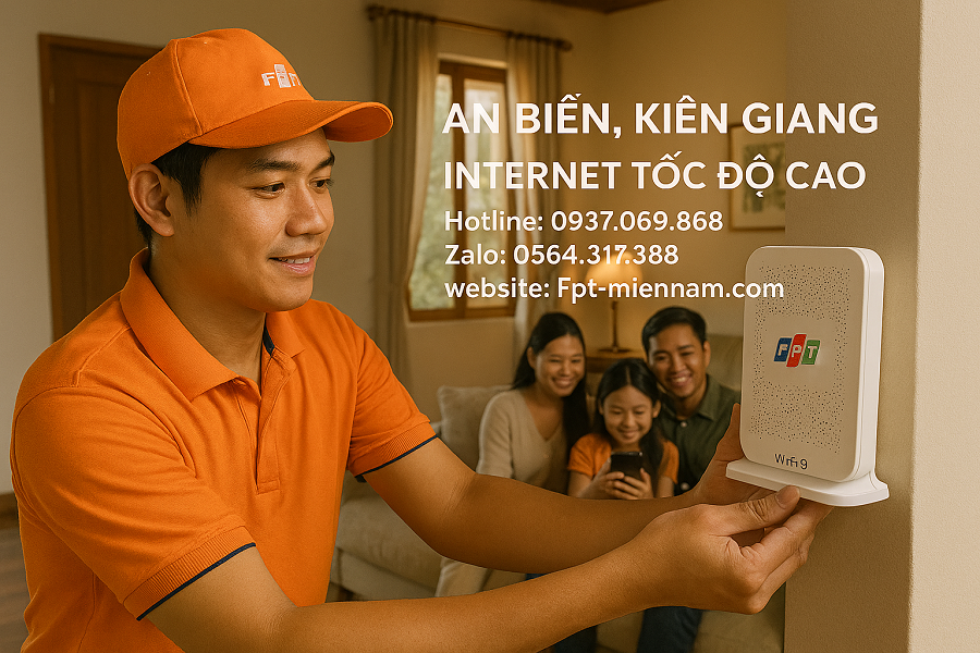 Lắp WiFi FPT Tại An Biên Dễ Hay Khó? Giải Đáp Chi Tiết Cho Bà Con