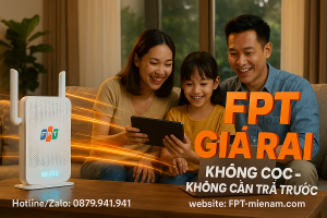 Lắp Wifi FPT tại Giá Rai – Ưu Đãi "3 Không": Không Cọc, Không Trả Trước