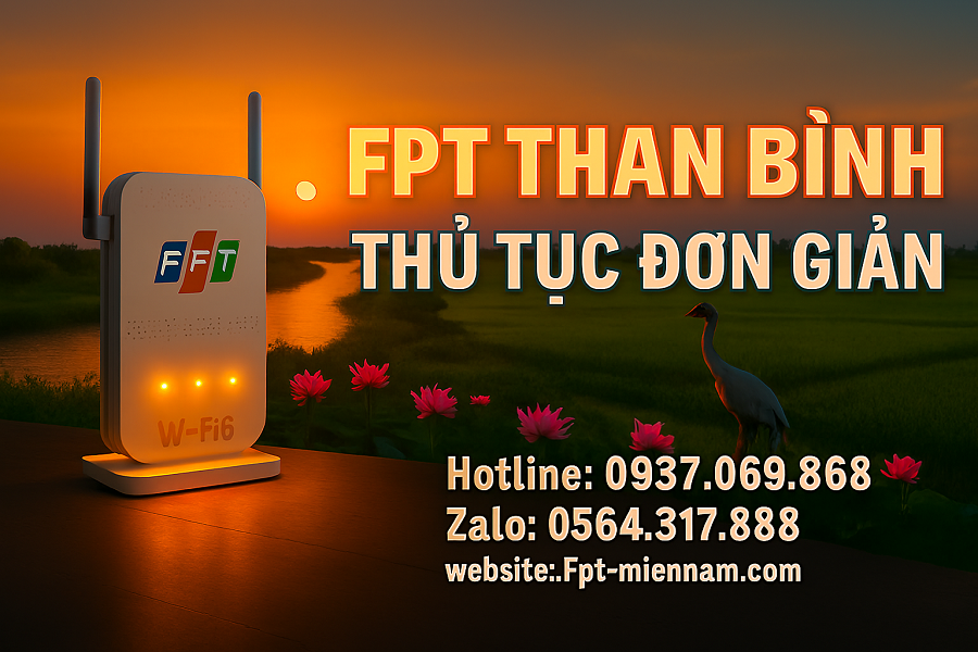 Lắp WiFi FPT Thanh Bình – Ưu đãi cực sốc trong tháng này