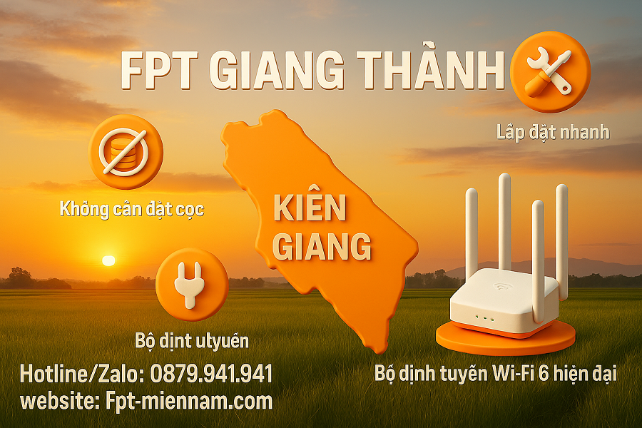 Những Điều Cần Biết Khi Lắp FPT Ở Giang Thành Kiên Giang