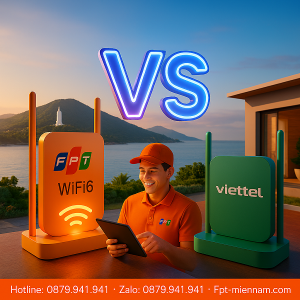 So Sánh WiFi FPT & Viettel Tại Sơn Trà: Nhà Mạng Nào Ưu Thế Hơn?