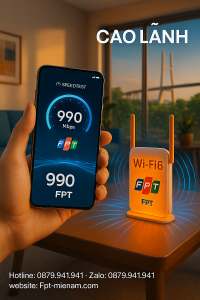 Tốc độ FPT Cao Lãnh – Review chi tiết: Có thực sự nhanh như lời đồn?