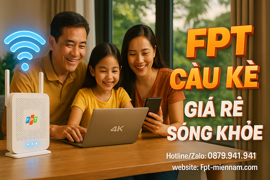 Ưu Đãi Mới Nhất Khi Lắp WiFi FPT Tại Cầu Kè – Tốc Độ Cao, Giá Rẻ