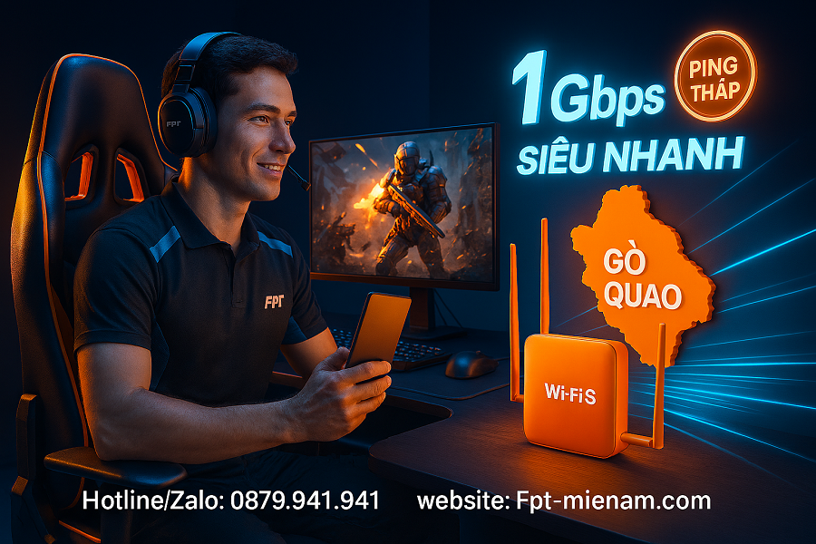 Wi Fi FPT Chạy Mượt Game Online: Vũ Khí Tối Thượng Cho Game Thủ Kiên Giang