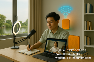 Wi-Fi FPT Cho Phòng Học Online: Giải Pháp Kết Nối Hoàn Hảo Cho Học Sinh, Sinh Viên