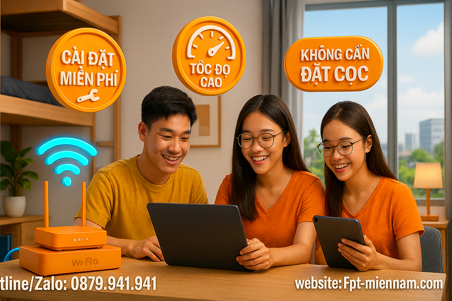 Wi Fi FPT Cho Phòng Trọ & Sinh Viên: Kết Nối Cực Nhanh, Chi Phí Cực Thấp