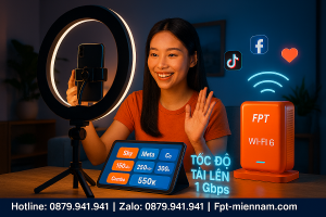 Wi Fi FPT Lấp Vò cho livestream: Bí quyết bùng nổ triệu view