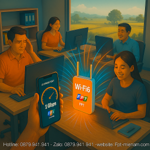 Wi fi FPT Tân Hồng cho doanh nghiệp nhỏ: Giải pháp kết nối tối ưu