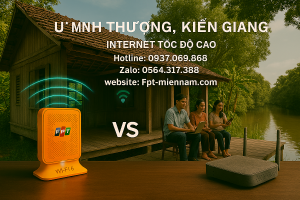 Wi Fi FPT U Minh Thượng – Giải Pháp Sóng Khỏe Cho Mọi Gia Đình