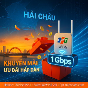 WiFi FPT Hải Châu – Bứt Phá Tốc Độ Internet Lên Đến 1 Gbps