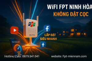 WiFi FPT Ninh Hòa: Không Đặt Cọc – Gói Cước Linh Hoạt – Ưu Đãi Cực Khủng