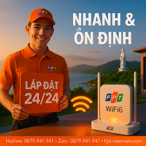 WiFi FPT Sơn Trà – Dịch Vụ Lắp Đặt Thần Tốc Trong 24h