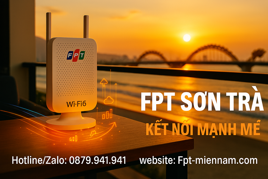 WiFi FPT Sơn Trà – Kết Nối Mạnh Mẽ, Lắp Đặt Siêu Tốc Không Cọc