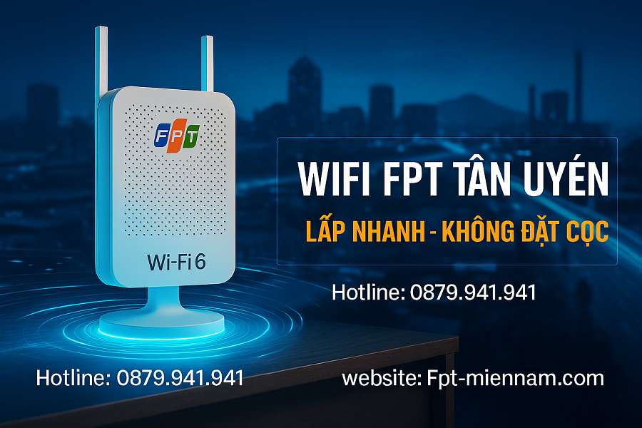 Wifi FPT Tân Uyên – Giải Pháp Internet Tốc Độ Cao, Lắp Đặt Siêu Tốc