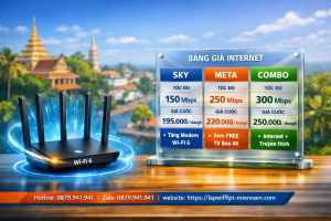 Bảng giá mạng FPT Tiểu Cần chi tiết từng gói cước mới nhất