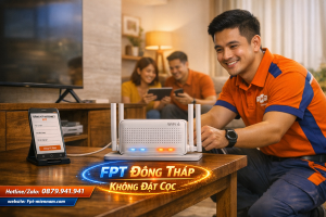 Đăng ký mạng FPT Cao Lãnh: Thủ tục đơn giản chỉ cần CCCD