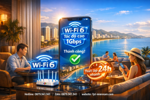 Đăng ký mạng FPT Nha Trang online: Tiết kiệm thời gian, lắp đặt siêu tốc