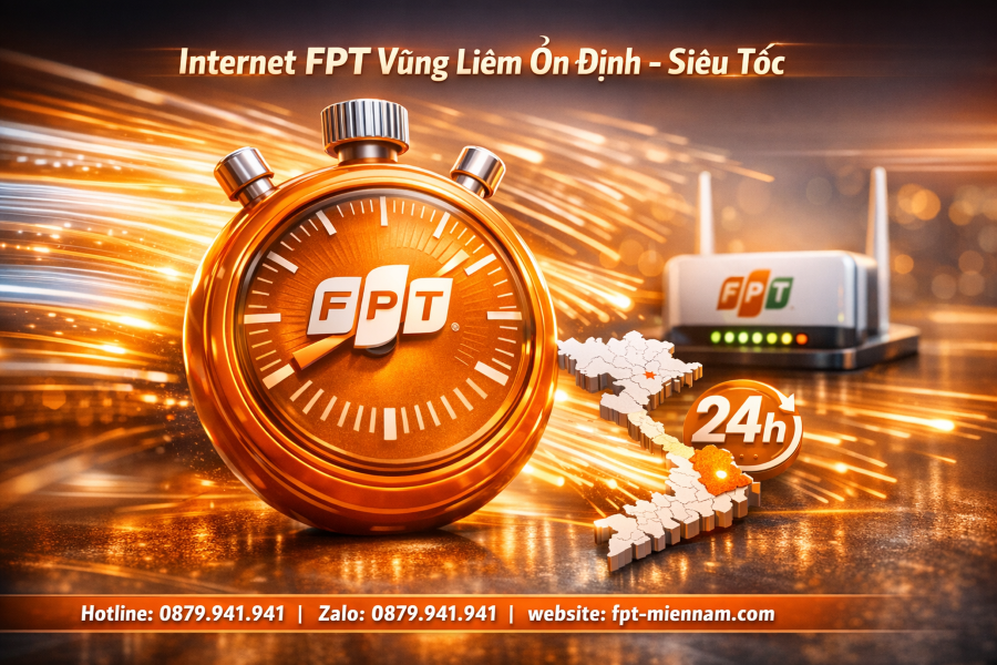 Đăng ký mạng FPT Vũng Liêm trong ngày – Giải pháp internet thần tốc