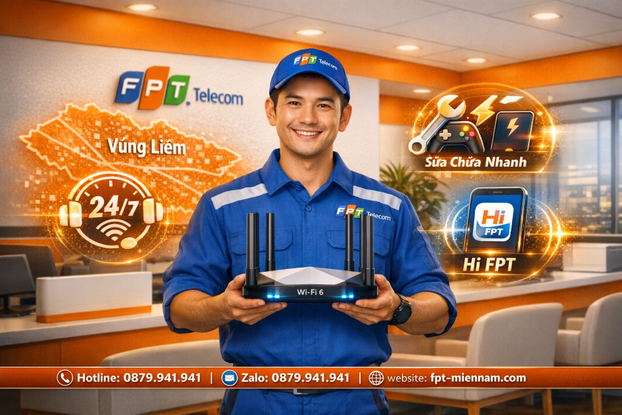 Dịch vụ hỗ trợ kỹ thuật FPT Vũng Liêm: Có thực sự 24/7?