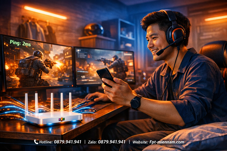 Giải đáp: Internet FPT Tân Phú chơi game có lag không?