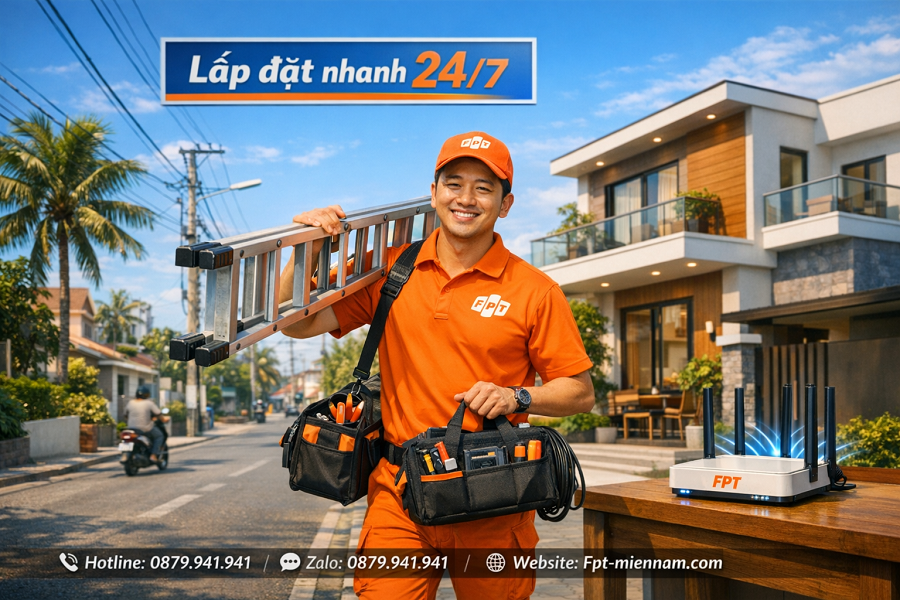Giải đáp thắc mắc: FPT Long Khánh lắp trong bao lâu?
