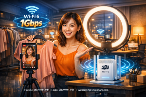 Giải pháp Internet FPT Nhơn Trạch cho livestream bán hàng: Chốt đơn mượt mà
