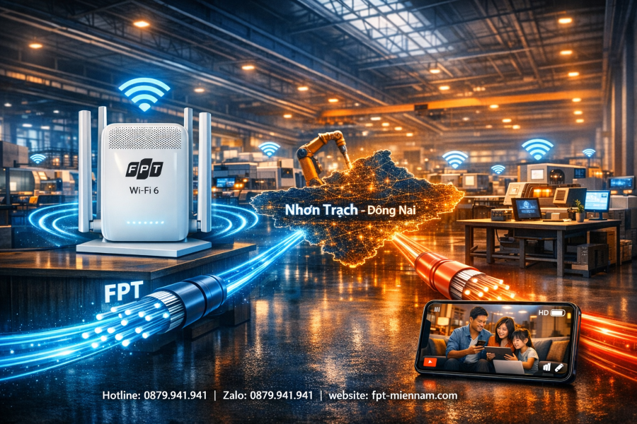 Giải pháp lắp mạng FPT Nhơn Trạch cho nhà xưởng và kho bãi