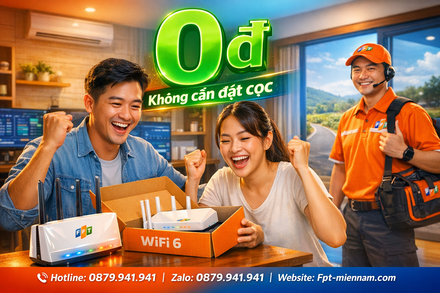 Giải pháp lắp mạng FPT Tân Phú không đặt cọc cho nhà thuê, nhà trọ