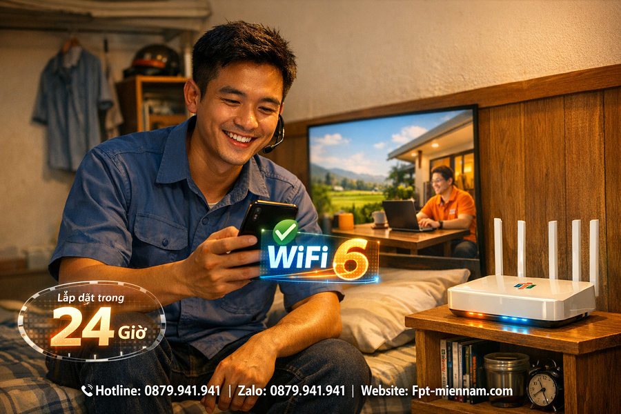 Giải pháp Wifi FPT Tân Phú cho nhà trọ: Tốc độ cao, Chi phí thấp