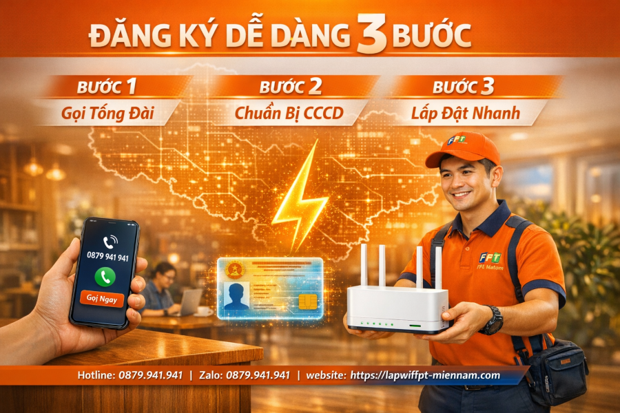 Hướng dẫn đăng ký FPT Tiểu Cần nhanh nhất: Tiết kiệm thời gian, tối ưu chi phí