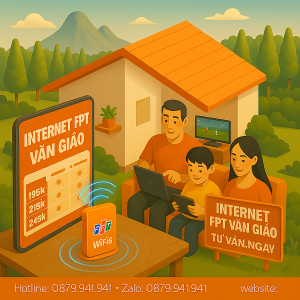 Internet FPT xã Văn Giáo – Tư vấn lắp đặt ngay, Nhận quà liền tay