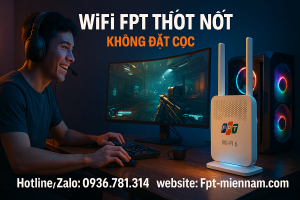 Lắp đặt Wifi FPT cho phòng game nhỏ tại Thốt Nốt – Chơi Game Không Lo Giật Lag