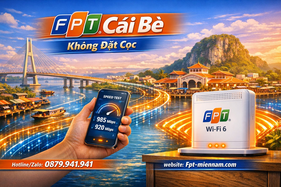 Lắp Internet FPT Cái Bè: Cập Nhật Ưu Đãi Mới Nhất – Thủ Tục Đơn Giản