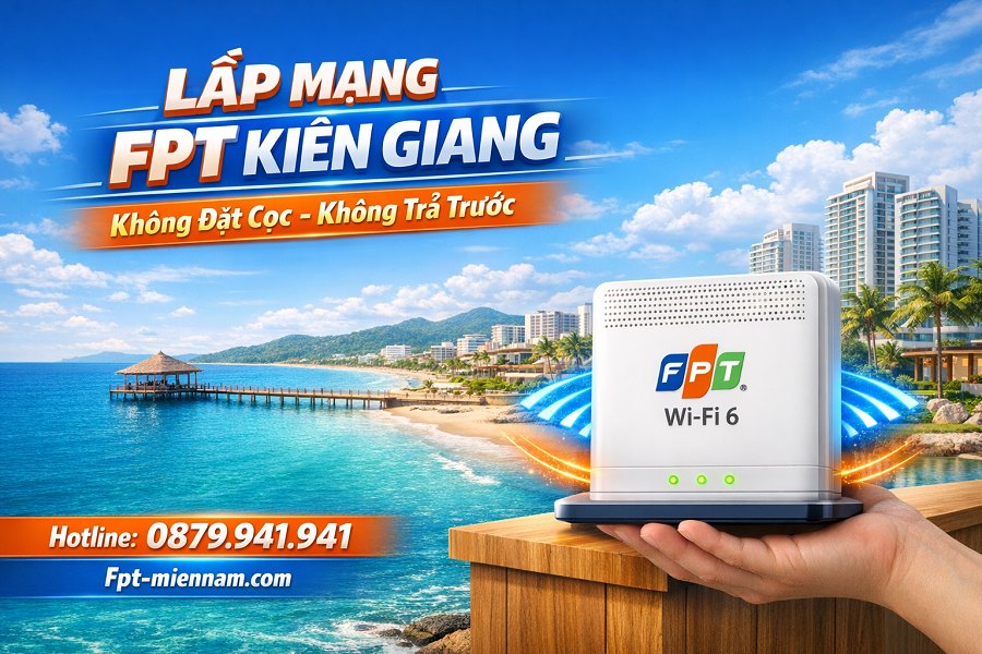 Lắp Internet FPT Kiên Giang – Kết Nối Tốc Độ Cao, Không Cần Đặt Cọc
