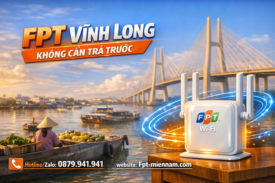 Lắp Internet FPT Vĩnh Long: Ưu Đãi Mới Nhất – Không Cần Đặt Cọc
