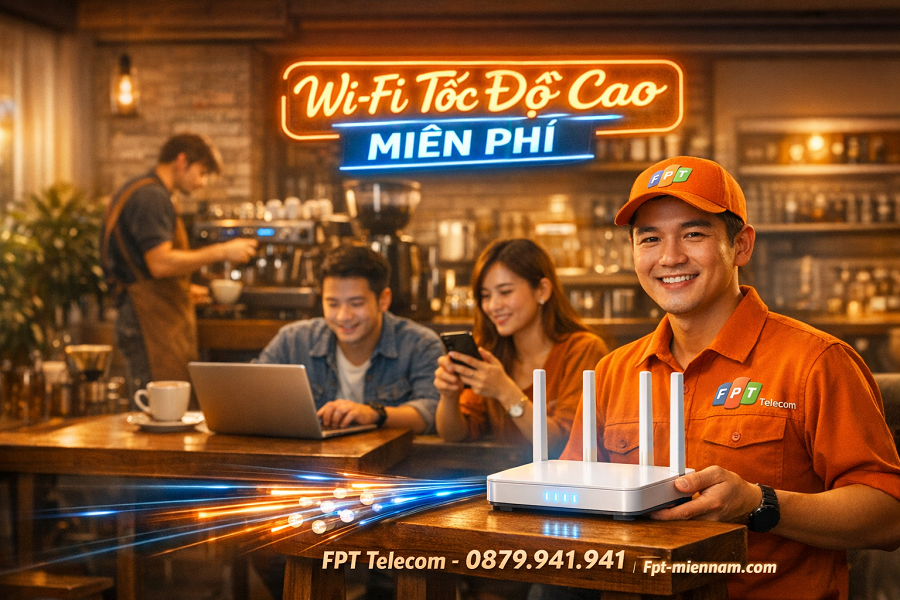 Lắp Mạng FPT Cam Lâm Cho Quán Cafe – Bí Quyết Giữ Chân Khách Hàng