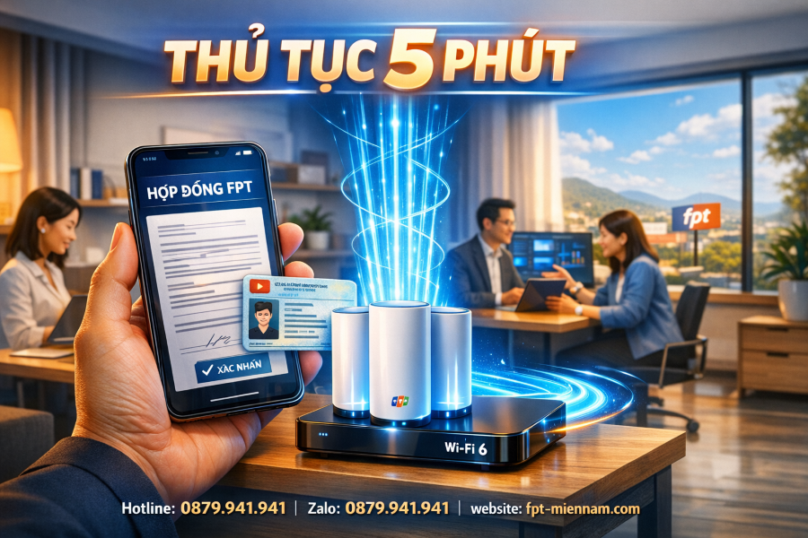 Lắp mạng FPT Định Quán cần gì? Hướng dẫn từ A - Z