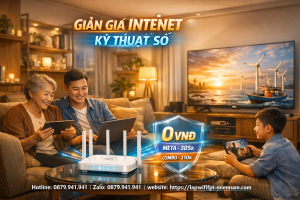 Lắp mạng FPT Duyên Hải cho hộ gia đình đông người: Chọn gói nào tốt?