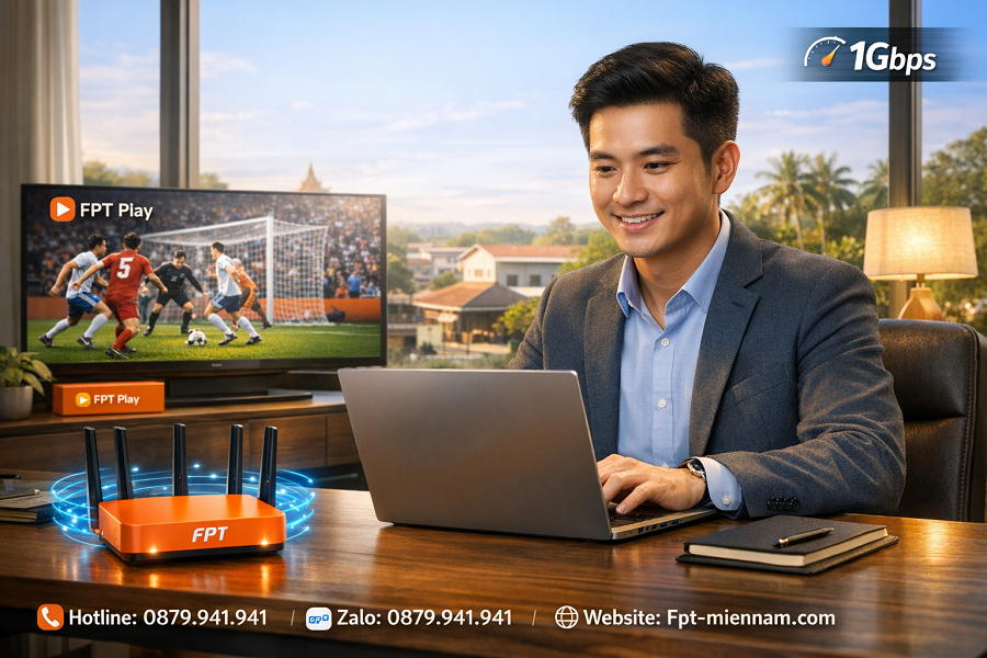 Lắp mạng FPT Trà Cú cho doanh nghiệp nhỏ: Bứt phá kinh doanh