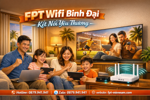 Lắp wifi FPT Bình Đại – Giải pháp internet hoàn hảo cho hộ gia đình