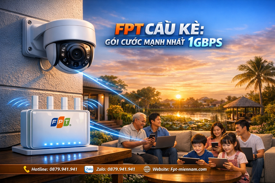 Lắp wifi FPT Cầu Kè cho camera giám sát có ổn định không?