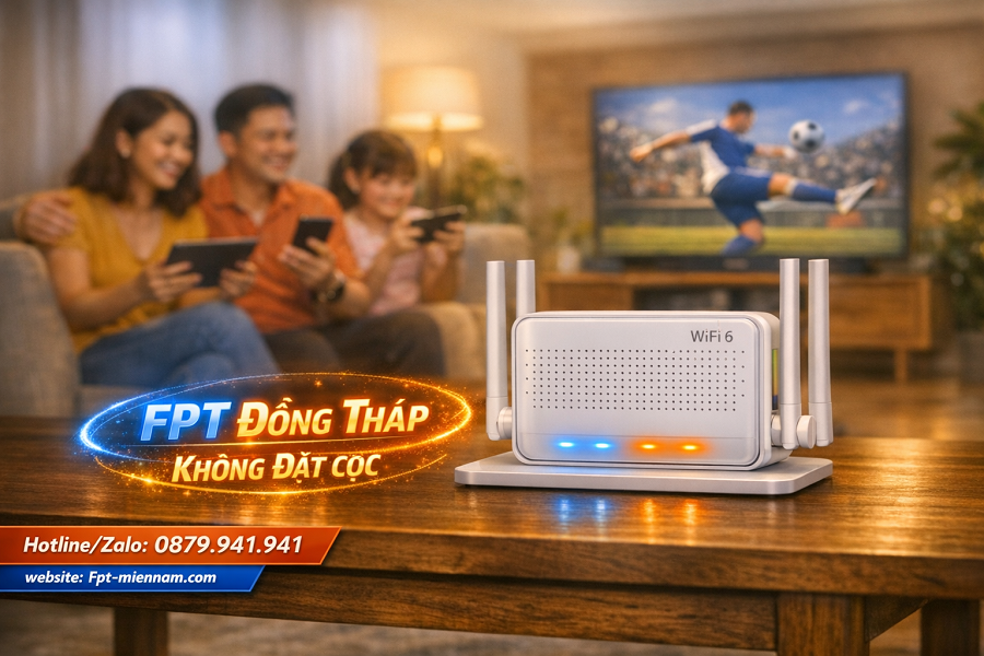 Lắp WiFi FPT Đồng Tháp: Ưu đãi "Không cần đặt cọc" – Thủ tục đơn giản