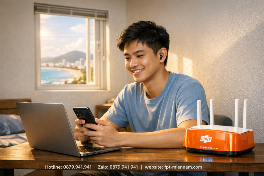 Lắp Wifi FPT Khánh Hòa Cho Nhà Trọ, Sinh Viên: Giá Rẻ, Thủ Tục Đơn Giản