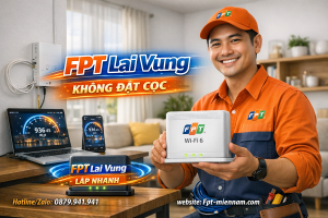 Lắp WiFi FPT Lai Vung: Triển khai siêu tốc trong ngày