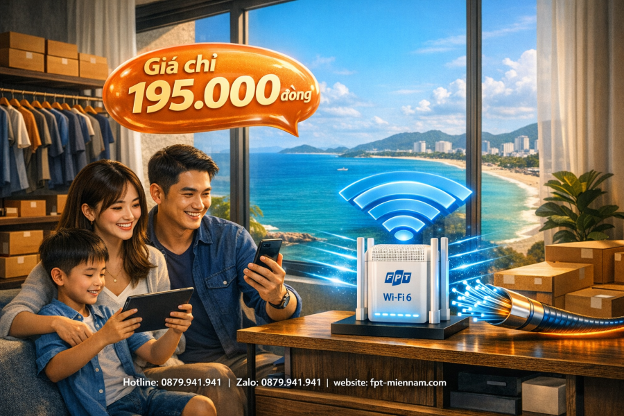 Lắp wifi FPT Nha Trang giá rẻ mới nhất: Kết nối mượt mà cho thành phố biển
