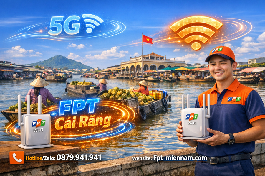 Lắp WiFi FPT Quận Cái Răng – Khuyến Mãi Cực Lớn