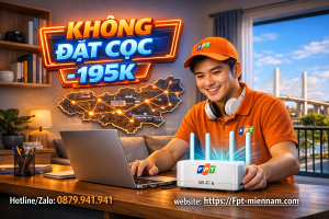 Lắp WiFi FPT Tân An Không Cần Đặt Cọc – Thủ Tục Nhanh, Dùng Ngay