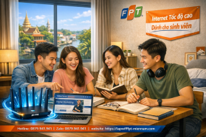 Lắp wifi FPT Tiểu Cần cho sinh viên giá rẻ: Tốc độ cao, chi phí thấp