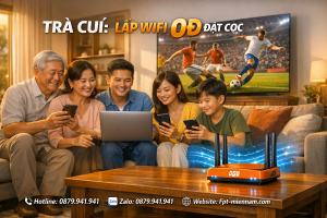 Lắp wifi FPT Trà Cú cho hộ gia đình đông người: Giải pháp mạng không lag